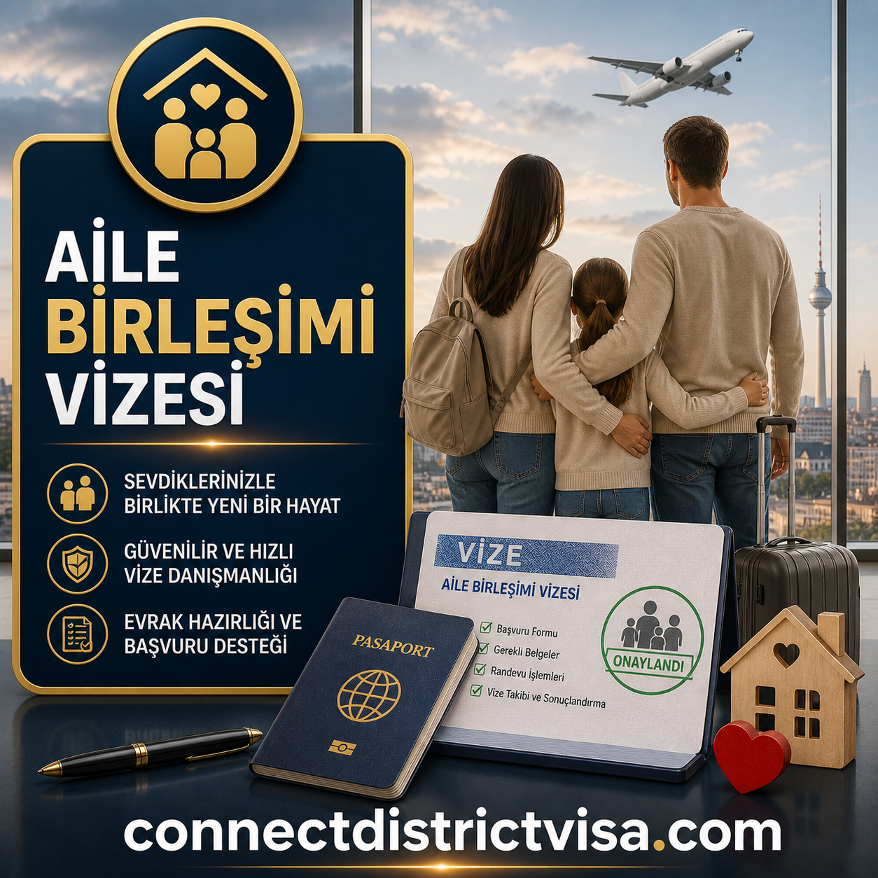 Almanya aile birleşimi vizesi ile sevdiklerinizle bir araya gelmek için gerekli adımları öğrenin ve aile birleşimi başvurusu yapın.