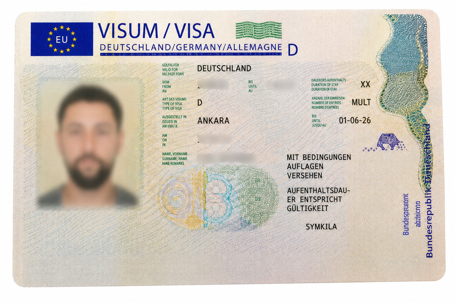 Adayımıza Hayırlı olsun .ALMANYA Çalışma vizesi