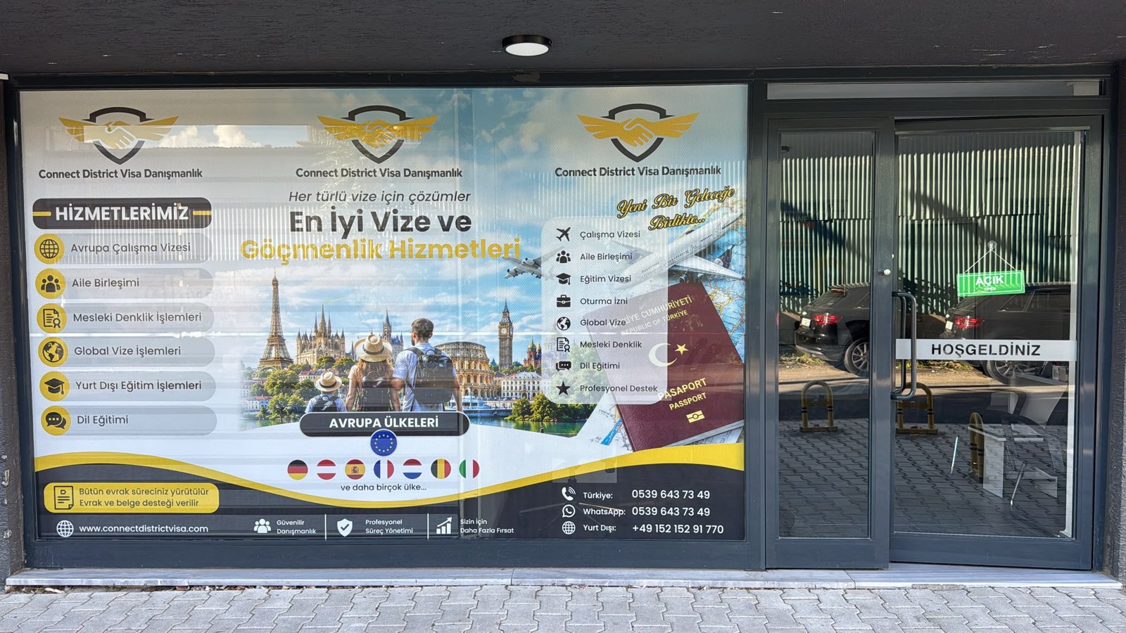 Connect District Visa Gerçek Ofis Görseli